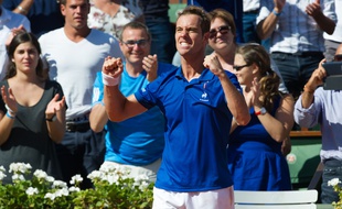 Richard Gasquet, le 12 septembre 2014 à Roland-Garros.