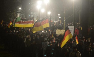 Manifestation "contre l'islamisation", le 5 janvier 2014 à Dresde