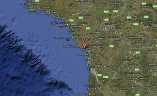 Localisation de la Tranche-sur-Mer, en Vendée.