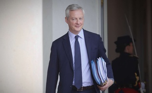 Le ministre de l'Economie Bruno Le Maire, le 15 juillet 2020, au sortir du Conseil des ministres.