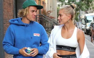 Les époux Justin et Hailey Bieber dans les rues de New York