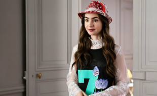 L'actrice Lily Collins dans la série «Emily in Paris»