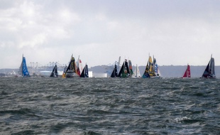 Le départ de la Transat Jacques-Vabre