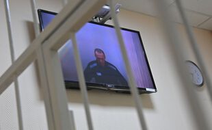 Alexeï Navalny comparaissait depuis sa prison, en visioconférence.