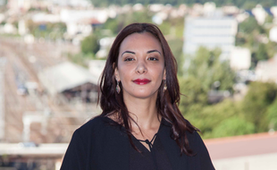 Loubna Abidar, au Festival du film francophone d'Angoulême, en août 2015.