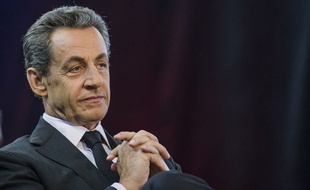 Nicolas Sarkozy à Aulnay-sous-Bois le 15 novembre 2014.