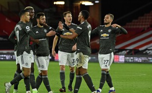Anthony Martial a inscrit un but à la réception d'une super passe de Pogba.