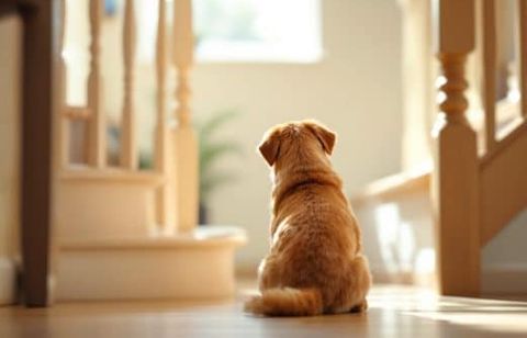 Mon chien refuse soudain de prendre les escaliers : comment détecter une douleur ou un problème de santé ? Nos conseils pour réagir