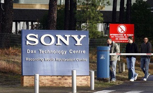 Le site Sony de Pontonx-sur-l'Adour, le 5 décembre 2008.