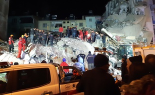 Un séisme de magnitude 6,8 s'est produit à Elazig, dans l'Est de la Turquie, le 24 janvier 2020.