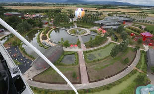 Ungersheim le 08 juillet 2014. Ouverture du parc du Petit prince en presence du parrain, Yannick Noah