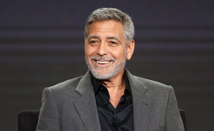 George Clooney lors d'une conférence de presse en février 2019.