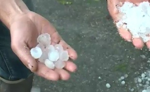 La grêle s'est abattue en Charente
