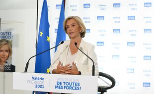 Valérie Pécresse le 27 juin 2021, après sa victoire au Conseil régional d'Ile-de-France.