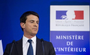 Le ministre de l'Intérieur Manuel Valls le 18 janvier 2013 à Paris.