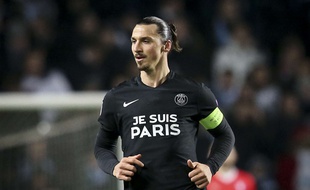 Zlatan Ibrahimovic (PSG) lors du match Malmö - PSG, le 25 novembre 2015.
