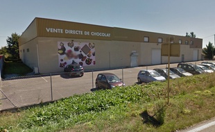 La chocolaterie Frédéric à Sainte-Croix-En-Plaine. Capture d'écran Google Maps.
