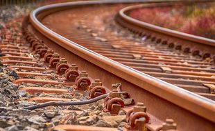 Des rails de train