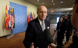 Le ministre français des Affaires étrangères, Laurent Fabius, le 27 mars 2015 à New York