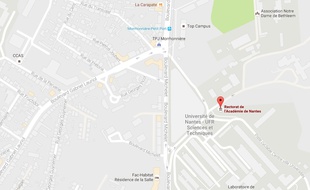 Le site du rectorat de Nantes.