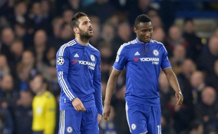 La déception des joueurs de Chelsea