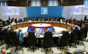 Les dirigeants au G20 à Antalya le 16 novembre 2015