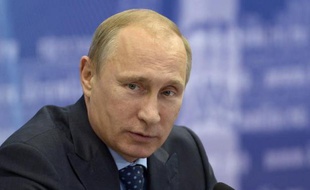 Vladimir Poutine le 21 juillet 2014 à Samara