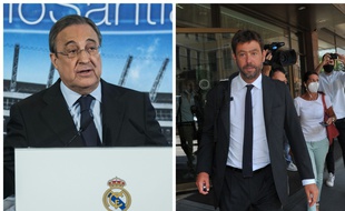 Florentino Pérez et Andrea Agnelli