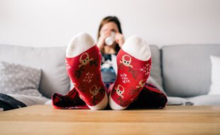 Vous aussi à Noël, il n'y a que les motifs sur vos chaussettes qui soient fun?