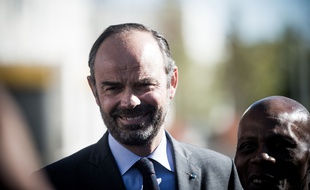 Le Premier ministre, Edouard Philippe, en déplacement à Chanteloup-Les-Vignes, le 5 octobre 2018.