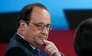 Le président François Hollande prend part à la Conférence nationale du handicap à l'Elysée à Paris le 19 mai 2016