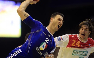 Jérôme Fernandez, le 16 janvier 2012 à Novi-Sad contre l'Espagne.