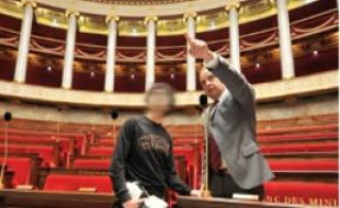 J.-C. Lagarde a fait visiter hier l'hémicycle.