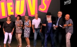 Une partie des participants de «Coup de jeune à Végas, les ieuvs font leur show», émission déprogrammée par NRJ12.