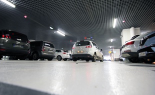 Illustration d'un parking souterrain.