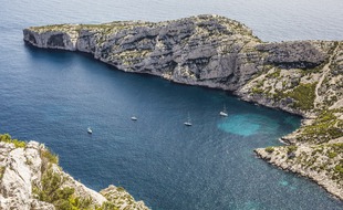 Une calanque de Marseille (illustration).