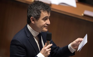 Gérald Darmanin, ministre de l'Action et des Comptes publics, à l'Assemblée nationale le 21 mars 2018.