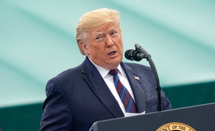 Donald Trump en Virginie, le 30 septembre 2019. (Photo by REX)