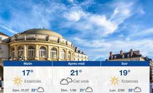 Météo Rennes: Prévisions du vendredi 30 juillet 2021