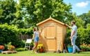 L’occasion parfaite pour aménager votre espace extérieur : découvrez la promo exclusive sur cet abri de jardin en bois à prix mini