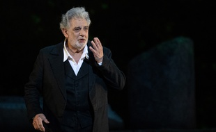 Placido Domingo aux Chorégies d'Orange, en juillet 2019.
