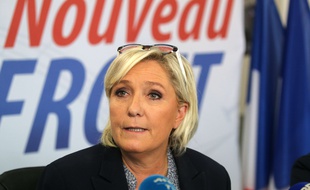 Marine Le Pen à Carpentras le 8 octobre 2017.