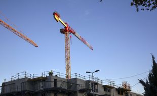 Une grue à Montpellier (illustration).