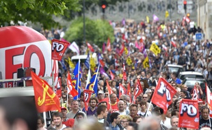 La manifestation de Nantes le 28 juin 2016 / AFP PHOTO / LOIC VENANCE