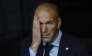 Zinédine Zidane n'a pas vraiment aimé le match du Real Madrid face à Bruges (2-2) en Ligue des champions, le 1er octobre 2019.