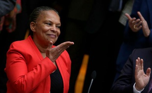 Christiane Taubira le 27 janvier 2016 à Paris