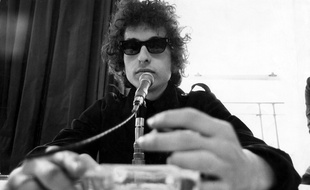 Le chanteur Bob Dylan en 1966