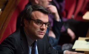 Le député Thomas Thévenoud à l'Assemblée nationale à Paris le 8 mars 2016.