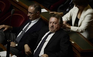 Jean-Noel Guérini le 1er octobre 2014 au Sénat à Paris