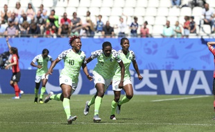 Le Nigeria a battu la Corée du Sud lors de la Coupe du monde féminine, le 12 juin 2019.
